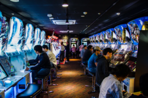 playing in the casino