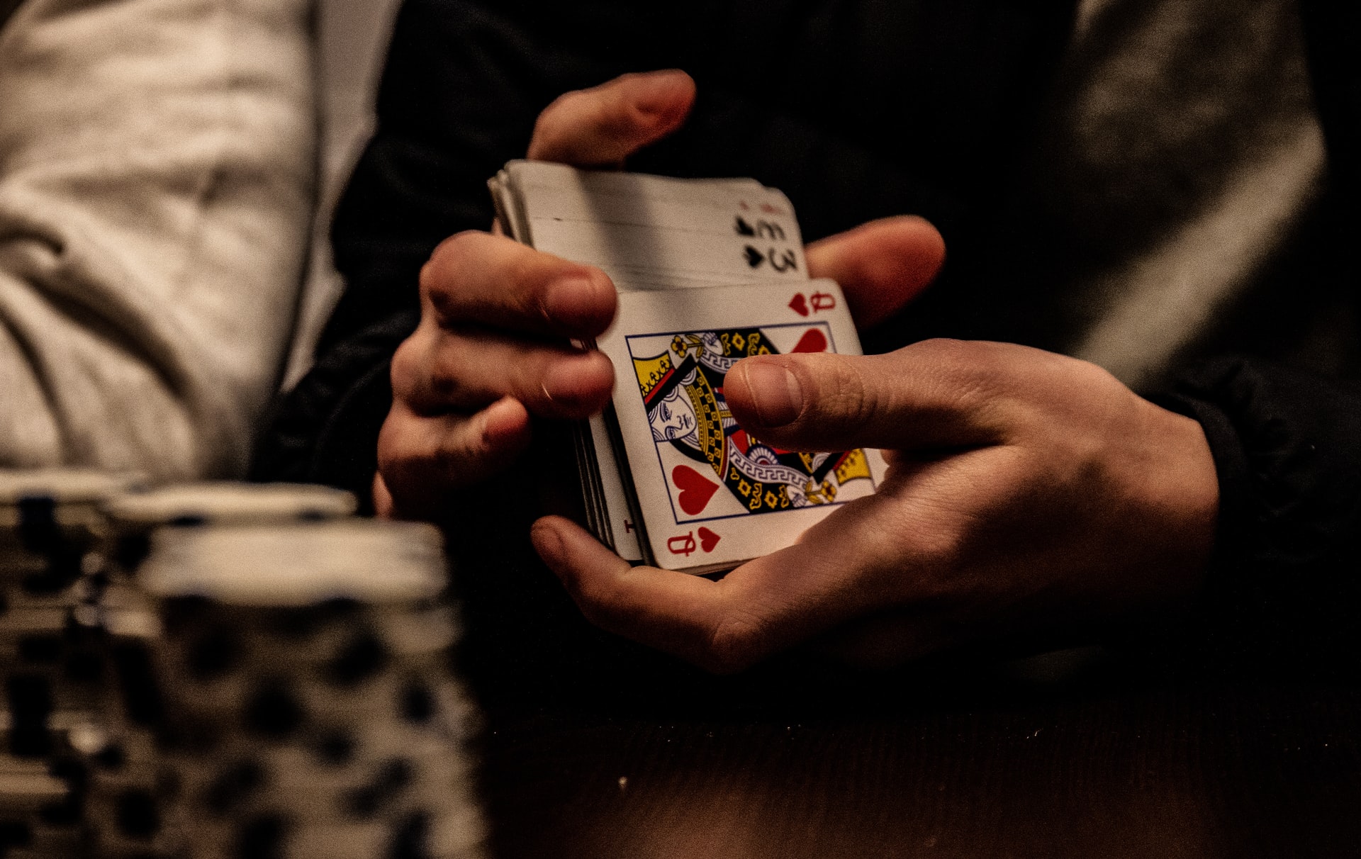playing poker
