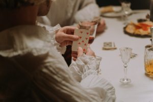 Holding Cards 