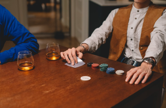 playing poker